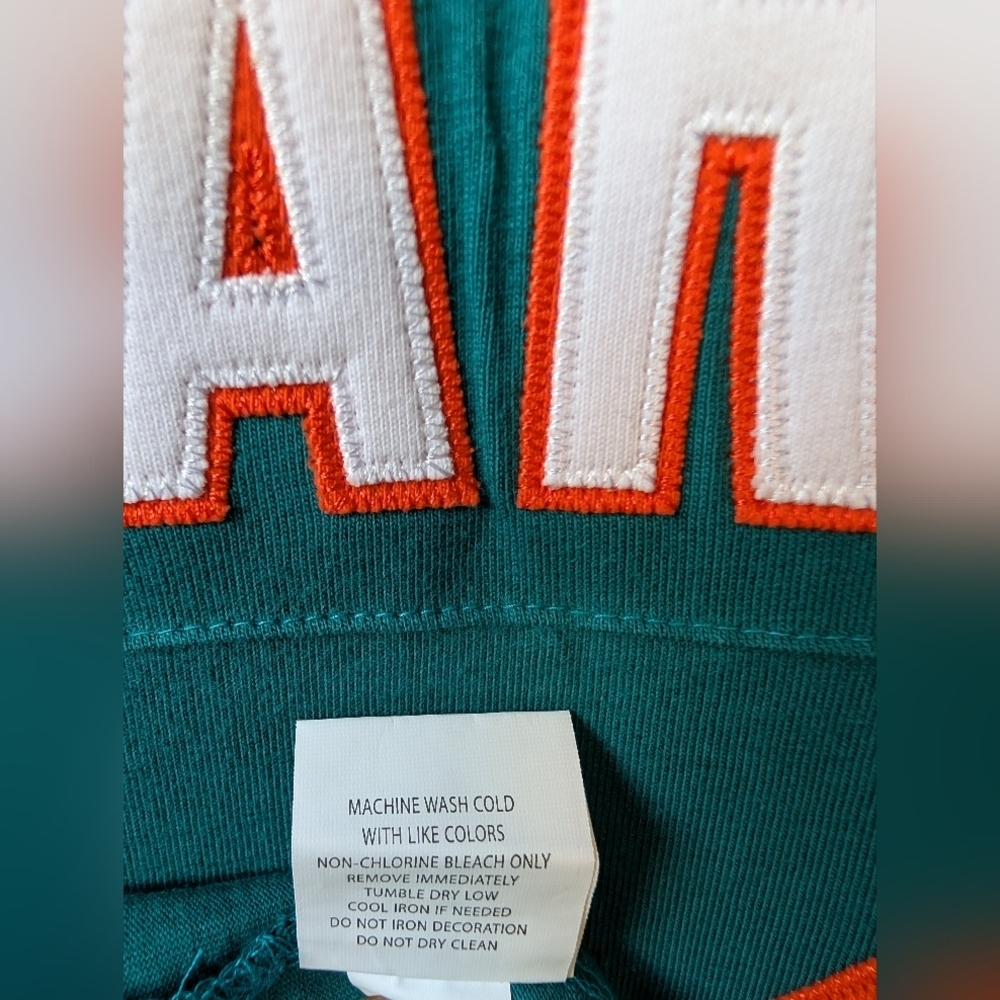 Mitchell & Ness Dan Marino #13 Miami Dolphins Throwback Jersey (3XLT) - Picture 8 of 8